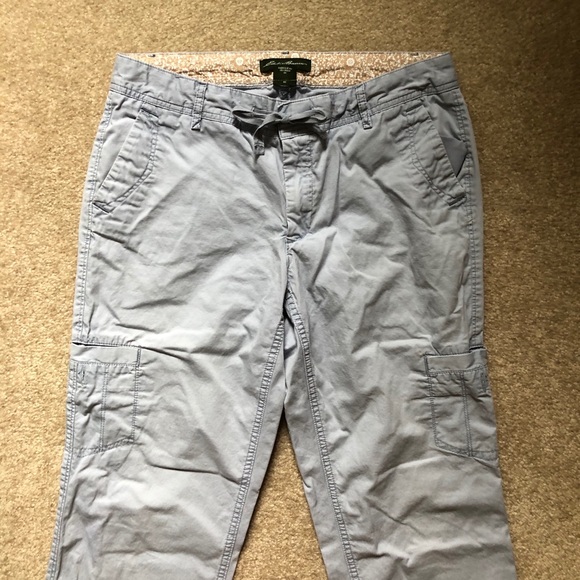 baby blue cargo trousers